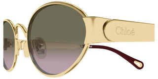 Chloé Ch0355s Women Gold Oval Sunglasses