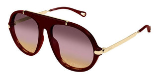 Chloé CH0357S women Red Pilot Sunglasses