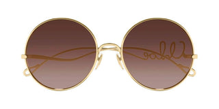 Chloé CH0372S women Gold Round Sunglasses