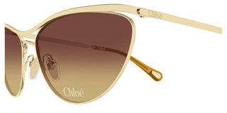 Chloé CH0386S women Gold Geometric Sunglasses
