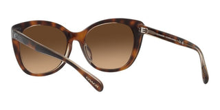 Coach CH567 HC 8365U women Brown Cat Eye Sunglasses