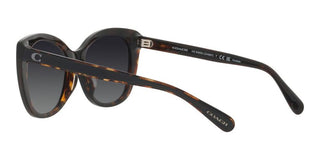 Coach CH567 HC 8365U women Black Cat Eye Sunglasses