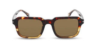 Police Champ 10 Spln36e Men Havana Squared Sunglasses
