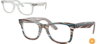 Ray-Ban CHANGE WAYFARER EASE RX 4340V unisex Transparent Squared Eyeglasses