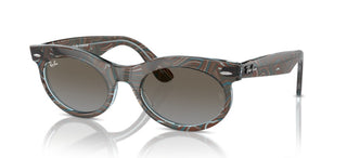 Ray-Ban CHANGE WAYFARER OVAL RB 2242 unisex Blue Oval Sunglasses