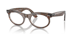 Ray-Ban CHANGE WAYFARER OVAL RX 2242V unisex Brown Oval Eyeglasses