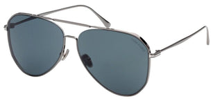 Tom Ford CHARLES-02 FT 0853 men Ruthenium Pilot Sunglasses