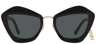 Miu Miu CHARMS SMU 01X women Black Butterfly Sunglasses