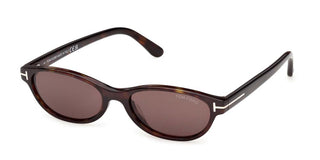 Tom Ford CHLOE-02 FT1310 women Havana Oval Sunglasses