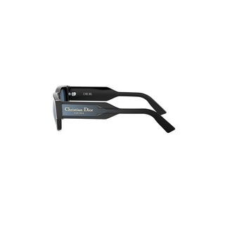 DIOR DiorCouture Christian Dior Label S1I men Black Rectangle Sunglasses