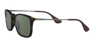 Ray-Ban CHRIS RB 4187 men Havana Geometric Sunglasses