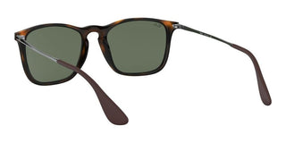 Ray-Ban CHRIS RB 4187 men Havana Geometric Sunglasses