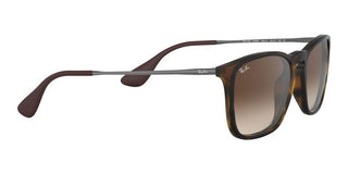 Ray-Ban CHRIS RB 4187 men Havana Geometric Sunglasses