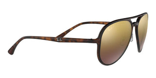 Ray-Ban CHROMANCE RB 4320CH unisex Havana Pilot Sunglasses