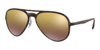 Ray-Ban CHROMANCE RB 4320CH unisex Havana Pilot Sunglasses