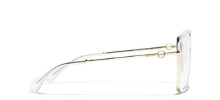 Chanel Ch 2222 Women Gold Butterfly Eyeglasses
