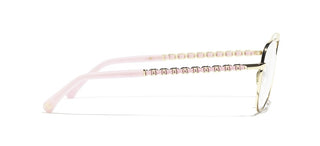 Chanel Ch 2224q Women Gold Pilot Eyeglasses