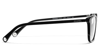 CHANEL CH 3414 women Black Rectangle Eyeglasses