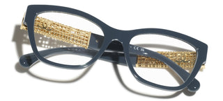 CHANEL CH 3477 women Blue Cat Eye Eyeglasses