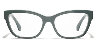 CHANEL CH 3477 women Green Cat Eye Eyeglasses