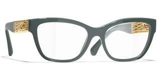 CHANEL CH 3477 women Green Cat Eye Eyeglasses