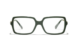 Chanel Ch 3487 Women Green Rectangle Eyeglasses