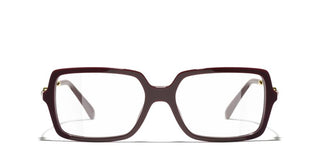 Chanel Ch 3487 Women Red Rectangle Eyeglasses