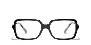 Chanel Ch 3487 Women Black Rectangle Eyeglasses