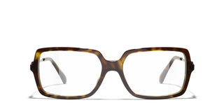 Chanel Ch 3487 Women Havana Rectangle Eyeglasses