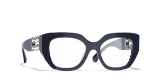 Chanel Ch 3488 Women Blue Cat Eye Eyeglasses