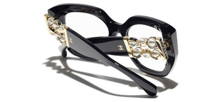 Chanel Ch 3488 Women Black Cat Eye Eyeglasses