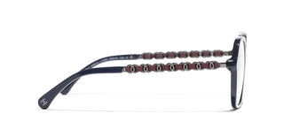Chanel Ch 3489q Women Blue Geometric Eyeglasses