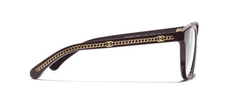 Chanel Ch 3493 Women Red Pantos Eyeglasses