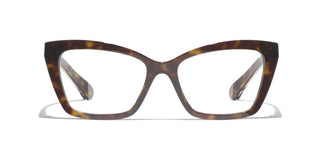 CHANEL CH 3494 women Havana Butterfly Eyeglasses