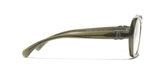 Chanel Ch 3496 Women Green Geometric Eyeglasses