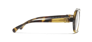 Chanel Ch 3496 Women Havana Geometric Eyeglasses
