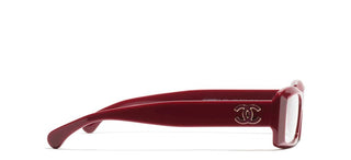 Chanel Ch 3497 Women Red Rectangle Eyeglasses