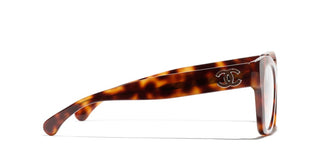 Chanel Ch 3498 Women Havana Butterfly Eyeglasses