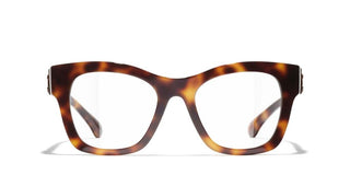 Chanel Ch 3498 Women Havana Butterfly Eyeglasses