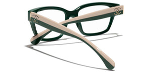 Chanel Ch 3503b Women Green Rectangle Eyeglasses