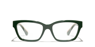 Chanel Ch 3503b Women Green Rectangle Eyeglasses
