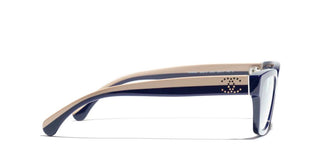 Chanel Ch 3503b Women Blue Rectangle Eyeglasses