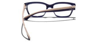 Chanel Ch 3503b Women Blue Rectangle Eyeglasses