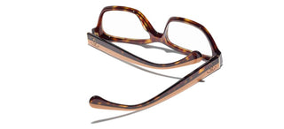 Chanel Ch 3503b Women Havana Rectangle Eyeglasses