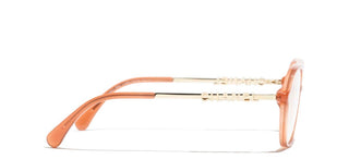 Chanel Ch 3504 Women Brown Pilot Eyeglasses
