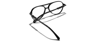 Chanel Ch 3504 Women Black Pilot Eyeglasses