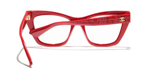 CHANEL CH 3514 women Red Cat Eye Eyeglasses