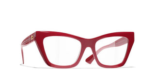 CHANEL CH 3514 women Red Cat Eye Eyeglasses