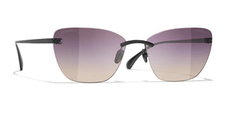 CHANEL CH 4286T women Black Cat Eye Sunglasses