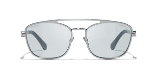 CHANEL CH 4290Q women Silver Pilot Sunglasses